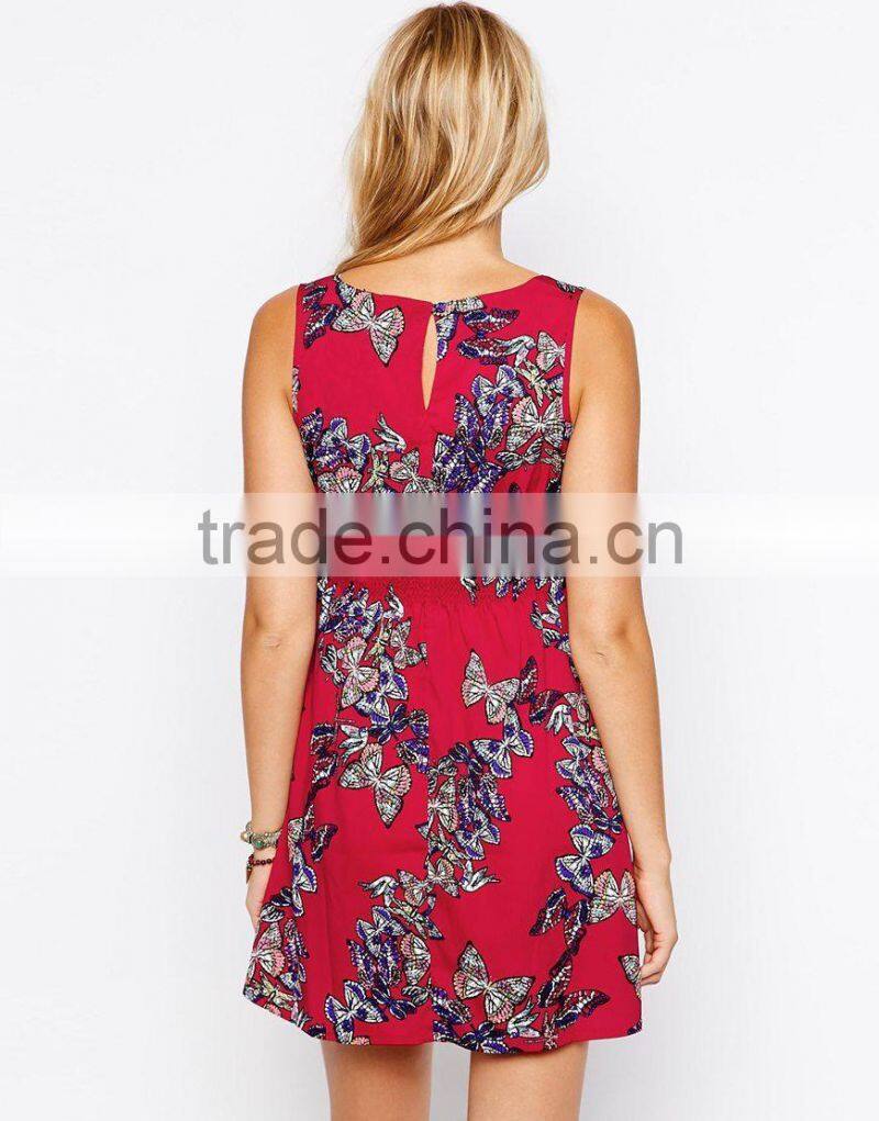 New Look Maternity Tapestry Butterfly Print Dress China supplier
