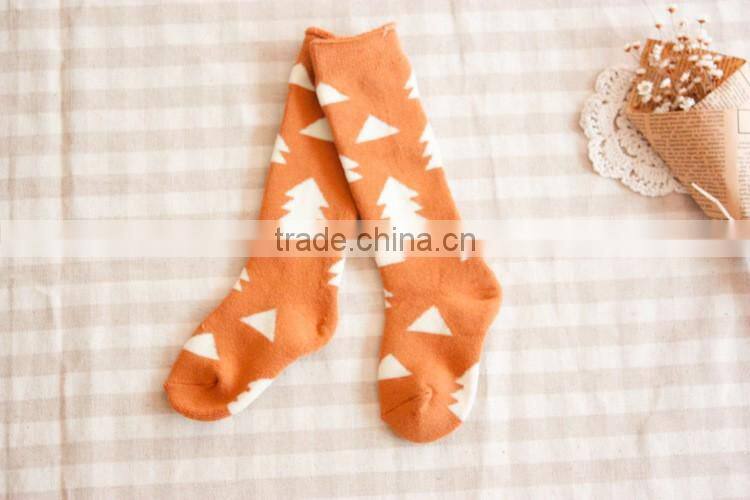 2016 winter children's popular tube socks children's pantyhose thick combed cotton terry baby leggings