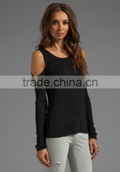 open shoulder shirts