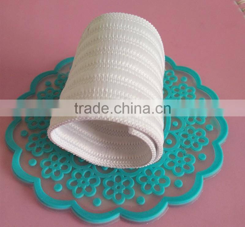 custom elastic band underwear knitted elastic waistband for garments