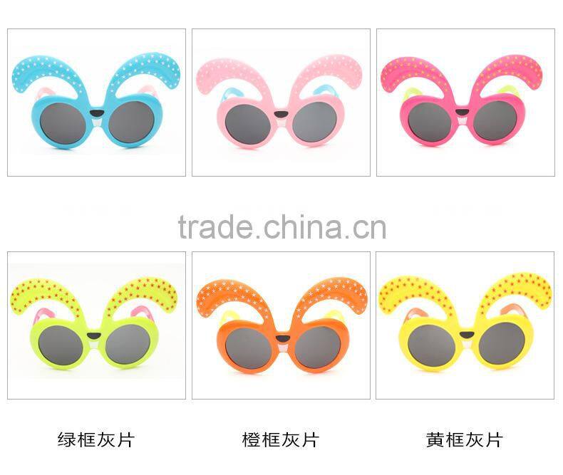 cheap cute cartoon plastic children party UV proof photochromic sunglass