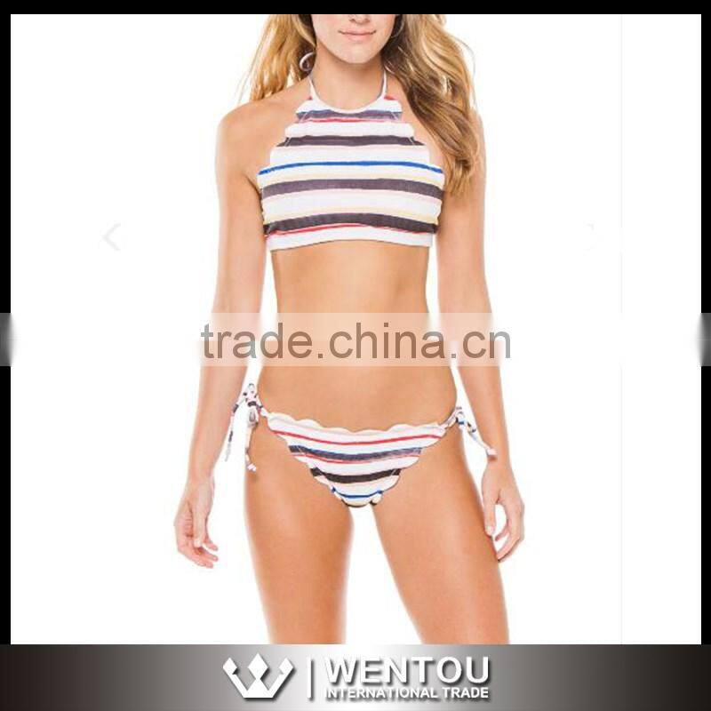 Wholesale Fashion High Neck Halter Top
