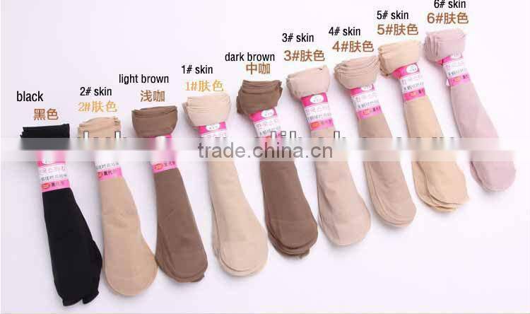 Hot Selling Good Quality Velvet Silk Ultra-thin Transparent Short Daily Socks