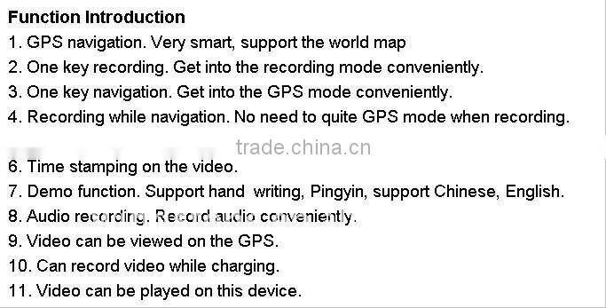 5 inch Car GPS DVR GPS Car Navigation System