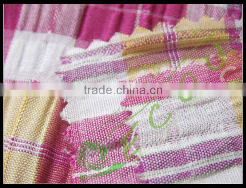 75 150D 95gsm 100% polyester yarn dyed fabric