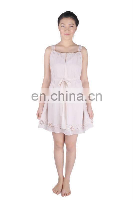 2015 Spring/Autumn women fashion cute dresses with pailettes