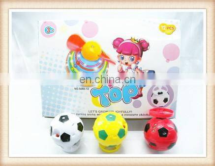 New product Plastic kids musical flash electric spinning top toy