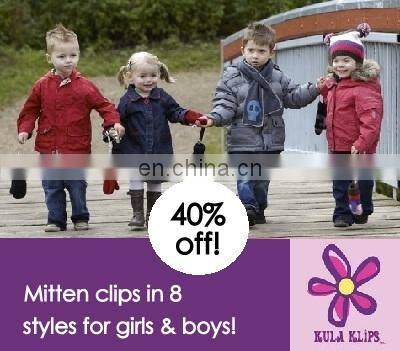 Wholesale Kids Cartoon Mitten and Gloves Keeper Clips
