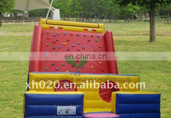 Popular inflatable climbing wall sports