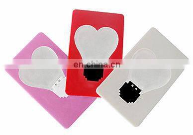 Christmas mini card led light portable led light led light in pocket