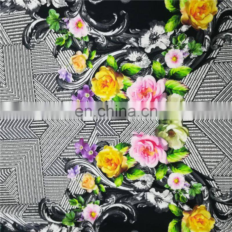 lot stock cotton print printed knit fabric for children