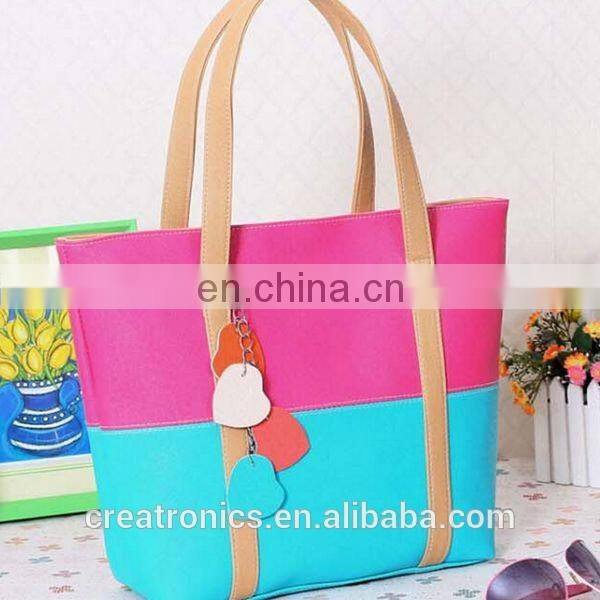 CR english amazon hot selling most popular ladies cheap bag high-capacity with fringe split joint pu leather beautiful hand bag