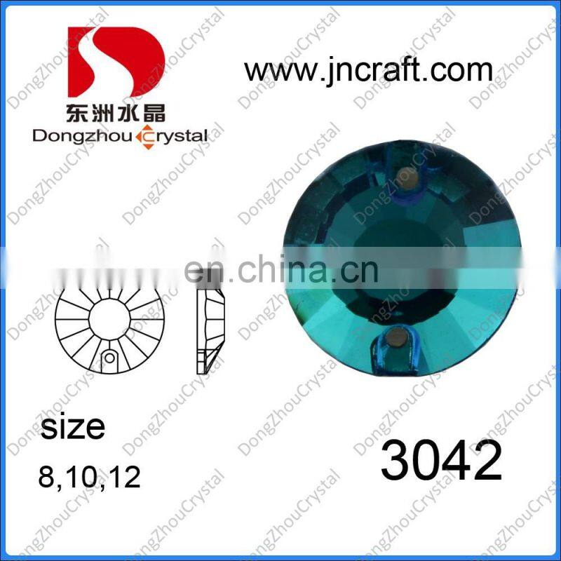 Factory Wholesale Black Diamond Sew On Crystal Garment Stone in High-quality