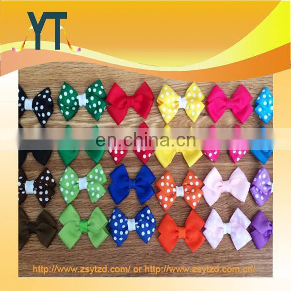 Many Color Big Stain Noble Hair Bow/Barrette/Hair Pin With Various Clip