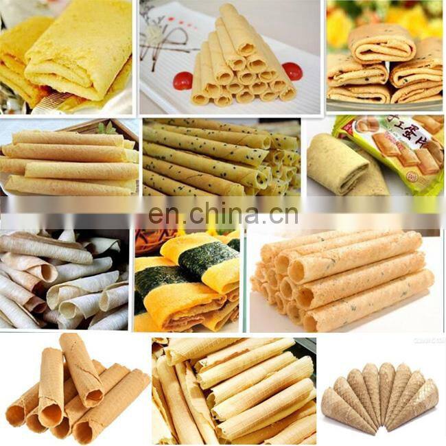 Egg roll roller machine for making ice cream cone