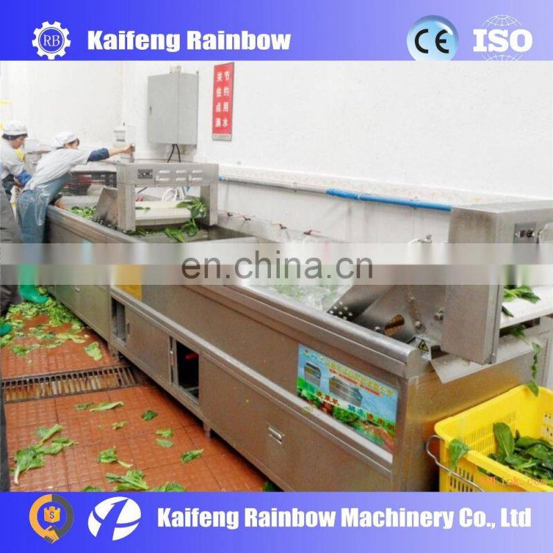 Good Feedback High Speed 500kg/h Industrial Automatic Fruit Washer Dryer Vegetable Washing Machine