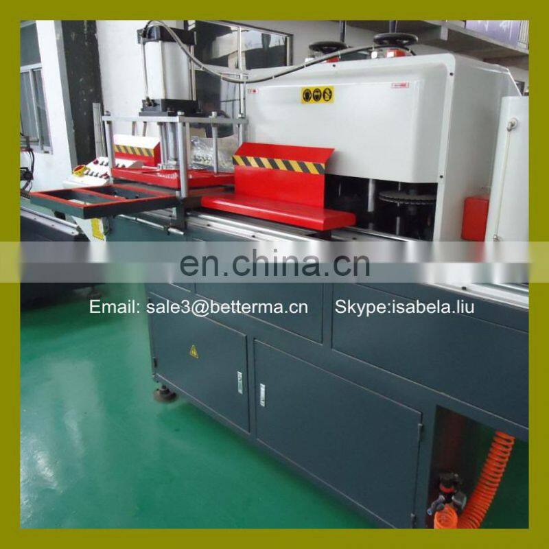 Full automatic mullion end milling machine for Aluminum and PVC profile window door