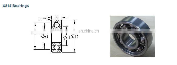 Steel cage ball bearing 6311Z 6311ZZ Deep groove ball bearing 6311 Z ZZ Made in China