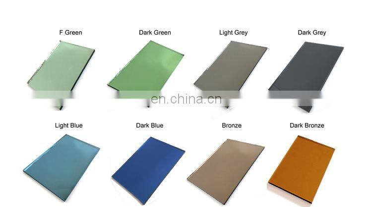 China Manufacturer of Light Dark Blue Reflective Glass