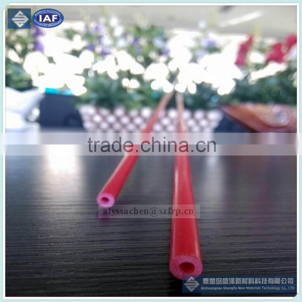 FRP round pipe/fiberglass pole/FRP flag pole/FRP indication rod in snow weather