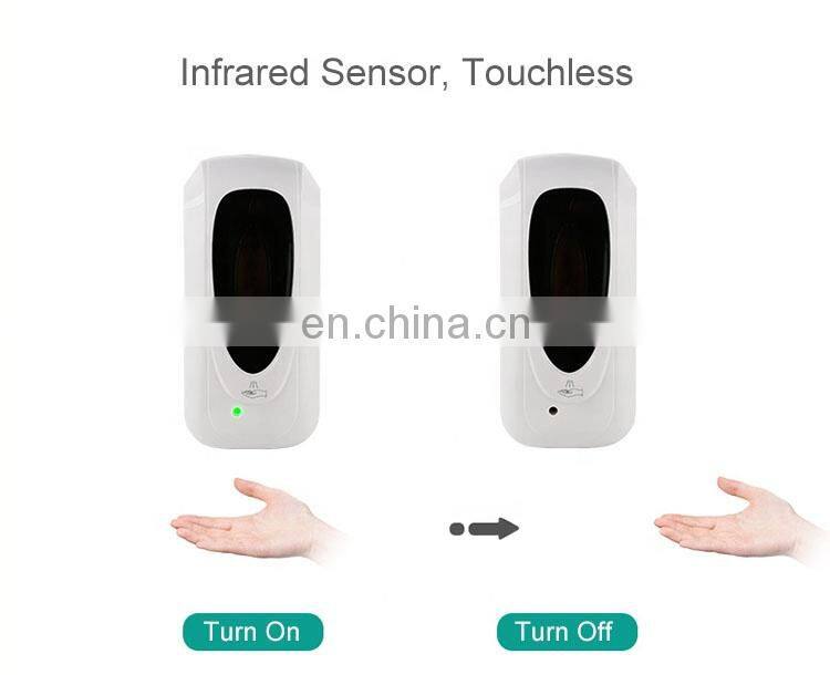 Wall mounted automatic sensor hand sanitizing soap dispenser