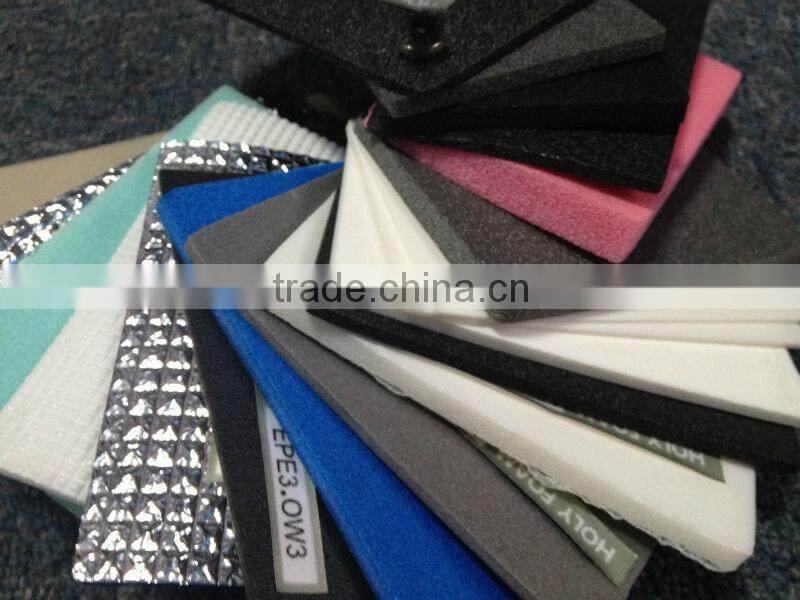 Eco-friendly insulation sealing closed cell pe/xpe/ixpe foam sheet