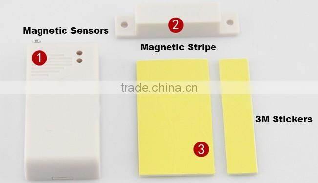 Anti-theft door detector door sensor for security home alarm system