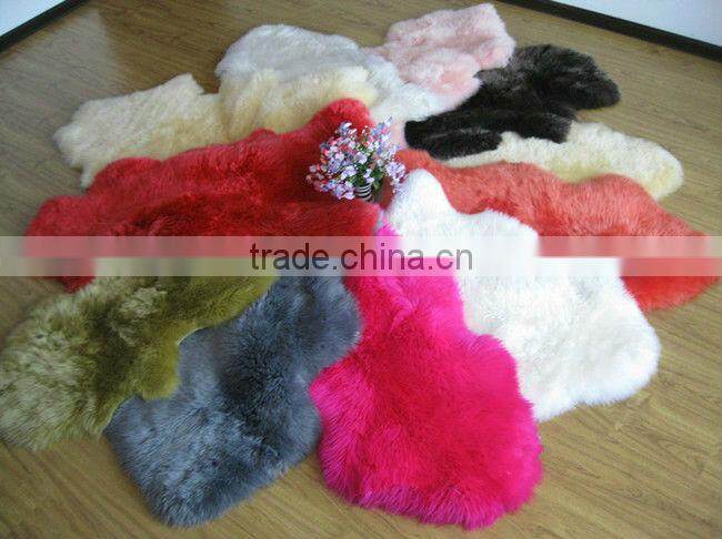 soft sheepskin baby rug