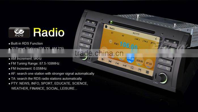 Erisin ES7053B 7" Special Car Audio DVD Player Dual Core for X5 E53 2002