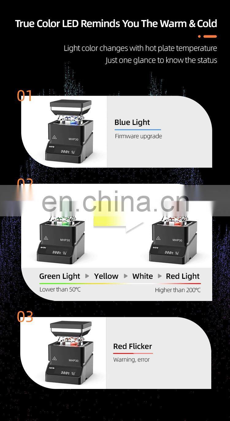 MHP30 PD Digital Mini Hot Plate Constant Temperature Preheater Station For Phone Disassembly (PD)