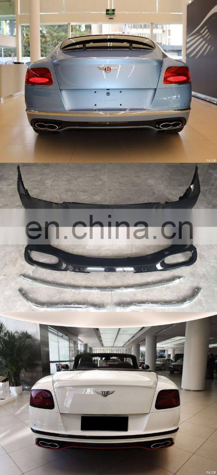 Runde Original Car 1:1 Customization Newest Front Rear Bumper Grills Fenders Body Kit For Bentley 2012 Year Continental GT GTC Upgr