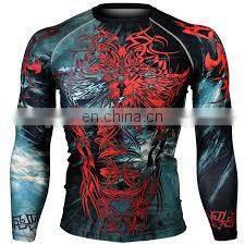 Long Sleeve Top Shirts Skin Tee Compression Base Layer Space Racer Sublimation Printed Base Layers T-shirt Top
