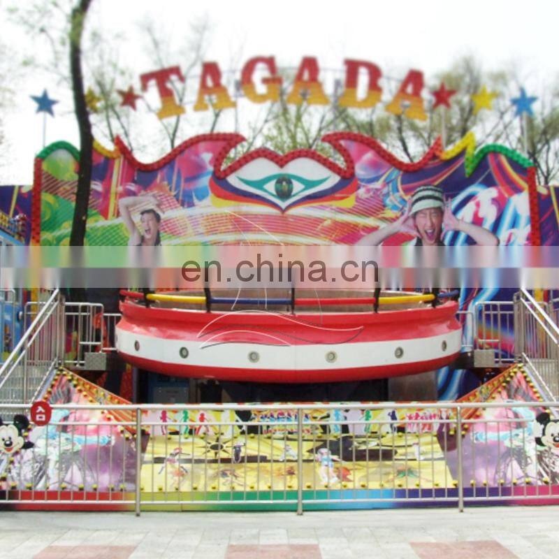 Outdoor Carnival Rides Rotating Machine Tagada Disco Turntable For Sale