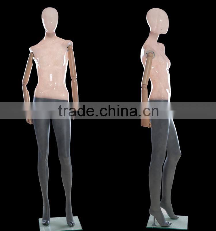 flexible female mannequin with plastic arms