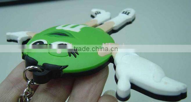 Soft PVC keychain, promotional keychain, 2D/ 3D custom key chain