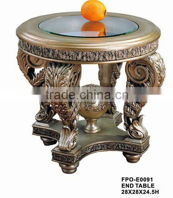 Luxury Wrought Iron Console Table and Mirror S-0091