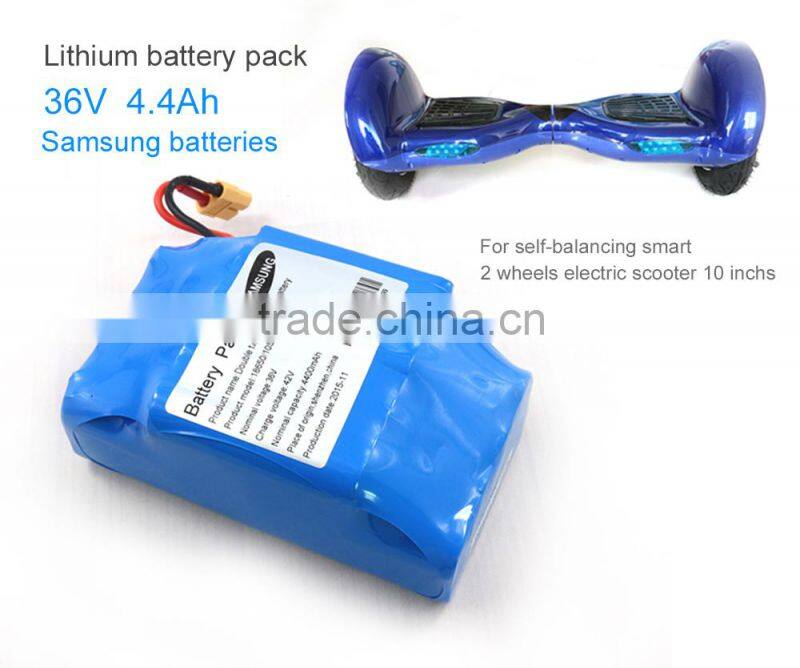 Smart balance wheel samsung battery li-ion rechargeable scooter battery pack