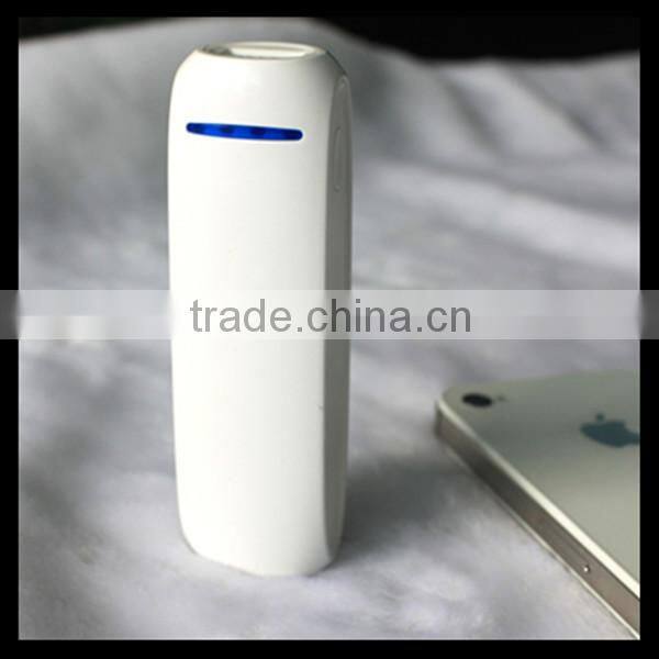 portable mini power bank U-P1056 2600MAH White color with ce/rhos/fcc