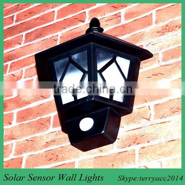 Solar Mini Streetlight - 2 LED - Solar Powered Security Motion Sensor Light
