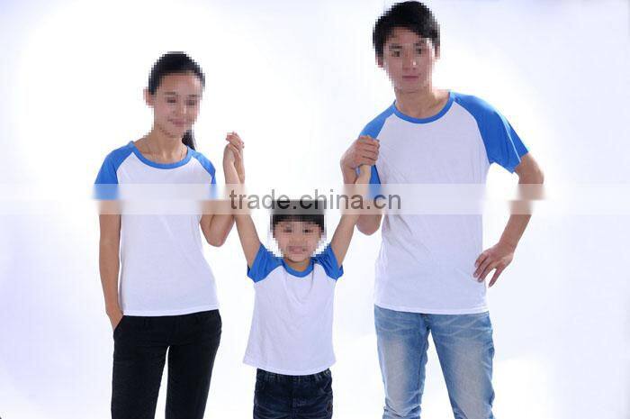 wholesale round collar 100% cotton t-shirt,sublimation shirt ,custom T-shirt