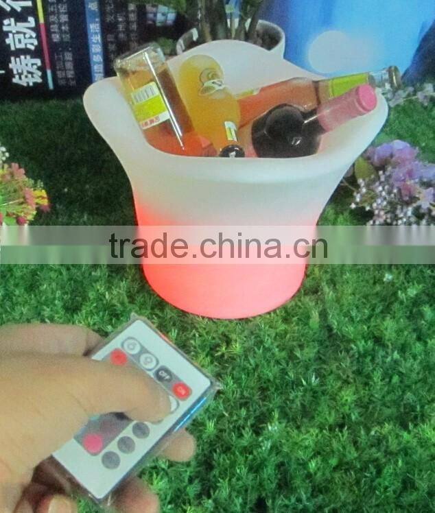 Bar Ice bucket with LED lights remote control