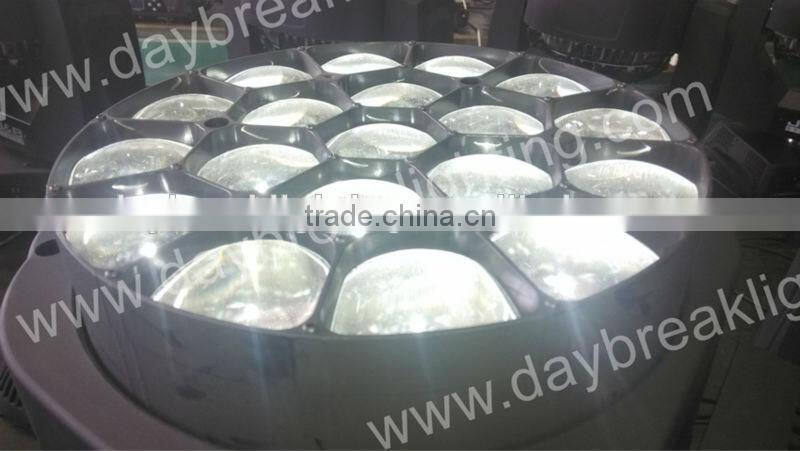 K10 bee eye led moving head with zoom 19 * 15w OSRA M B - EYE RGBW 4in1 , AC 90 - 240V