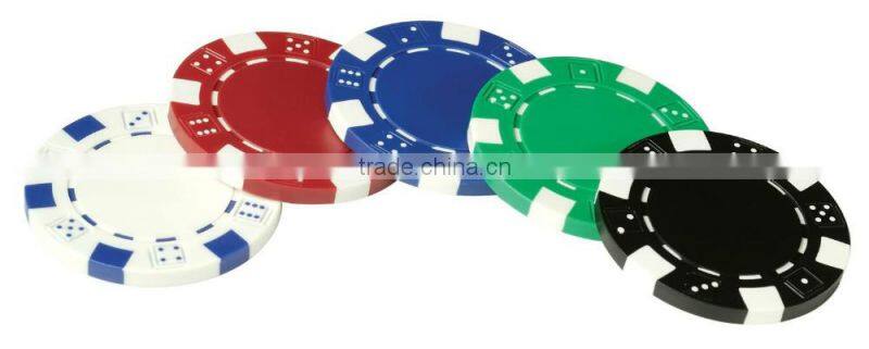 high quality cheap plastic poker chips set with wooden box