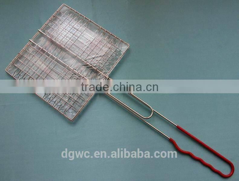 Hot dog corn adjustable grill basket