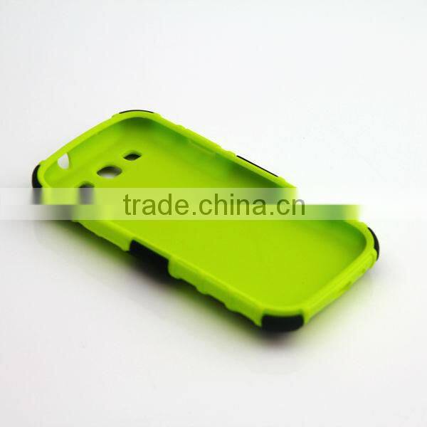 Wholesale 2013 newest products, 2 in 1 hybrid cases for Samsung Galaxy S3 i9300, Hybrid cases with stand function
