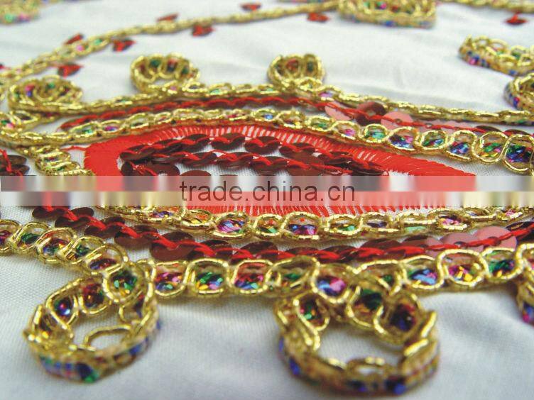 615+15 flat sequin cording chenille mixed embroidery machine