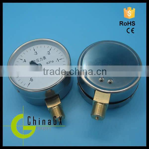 Hot!!! Manufacturer supply low price VG series Stainless steel oil, air, hydraulic, water Pressure Gauge manometer