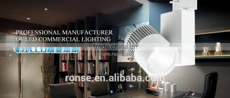 Ronse 2016 Best-selling barrel 40W COB LED Track Spot Lights Adjustable Beam Angle