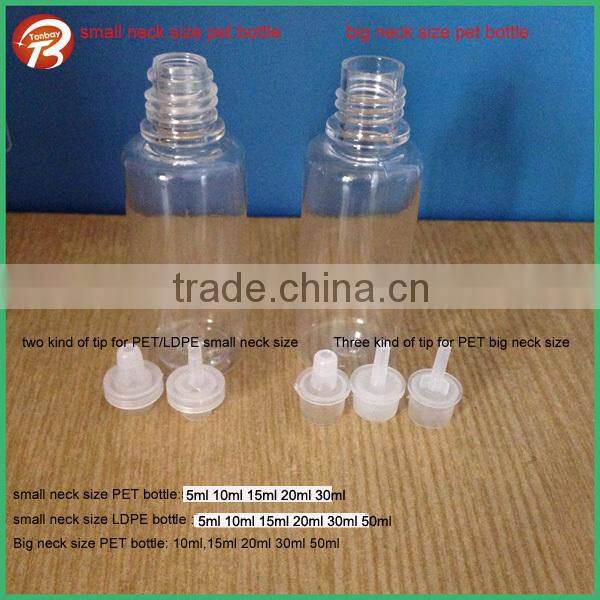 10ml 15ml 20ml 30ml 50ml empty PET Clear eye dropper bottle