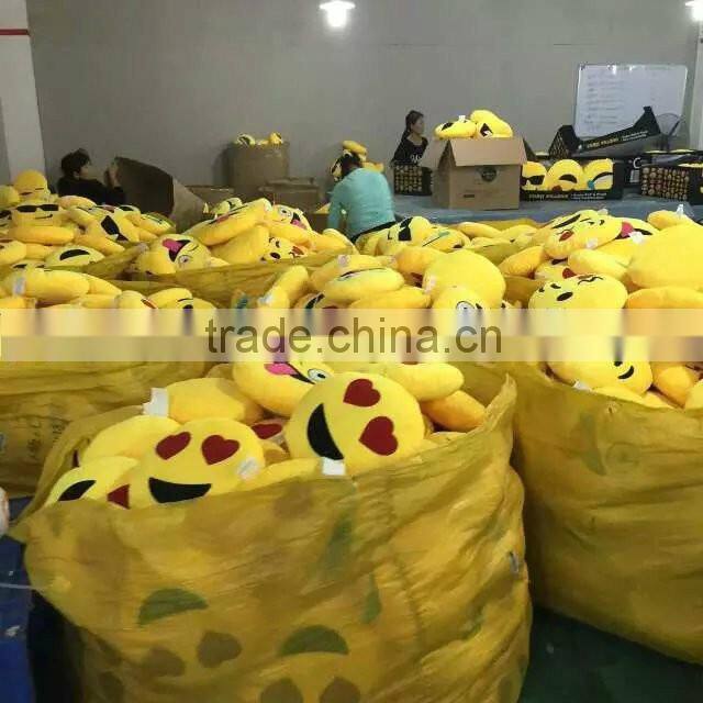 Wholesale Soft Cute Emotion Cotton Cushion Cover